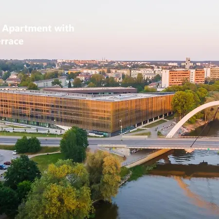 公寓 Delta Luxury With Terrace 塔尔图